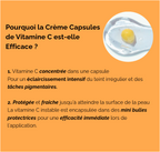 Crème Capsule Vitamine C- Anti Taches- Hydratante